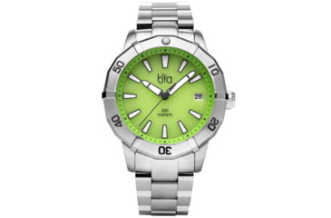 Image of Bia Rosie Dive Watches, Green Dial, Ss Link Bracelet, Steel, One Size, B2007