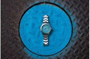 Image of Bia Rosie Dive Watches, Light Blue Dial, Solid Link Bracelet, Steel, One Size, B2005