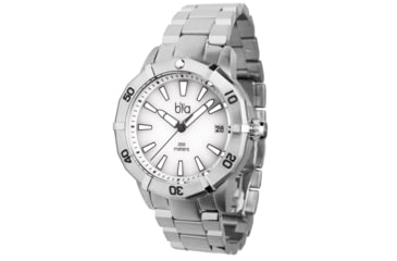 Image of Bia Rosie Dive Watches, White Dial, Ss Link Bracelet, Steel, One Size, B2011