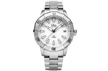 Image of Bia Rosie Dive Watches, White Dial, Ss Link Bracelet, Steel, One Size, B2011