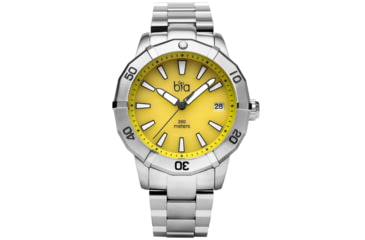 Image of Bia Rosie Dive Watches, Yellow Dial, Ss Link Bracelet, Steel, One Size, B2013