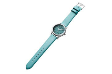 Image of Bia Suffragette Watches, Aqua Dial, Aqua Strap, Steel, One Size, B1010