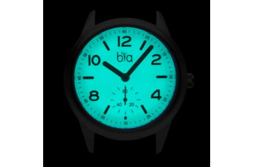 Image of Bia Suffragette Watches, Aqua Dial, Aqua Strap, Steel, One Size, B1010