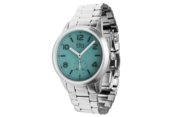 Image of Bia Suffragette Watches, Aqua Dial, Ss Link Bracelet, Steel, One Size, B1008