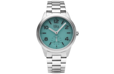 Image of Bia Suffragette Watches, Aqua Dial, Ss Link Bracelet, Steel, One Size, B1008