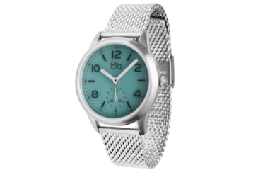 Image of Bia Suffragette Watches, Aqua Dial, Ss Mesh Bracelet, Steel, One Size, B1009