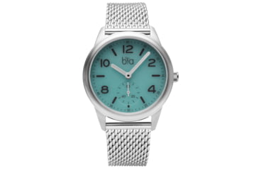 Image of Bia Suffragette Watches, Aqua Dial, Ss Mesh Bracelet, Steel, One Size, B1009