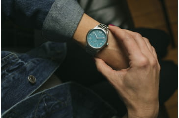 Image of Bia Suffragette Watches, Blue Dial, Ss Link Bracelet, Steel, One Size, B1011
