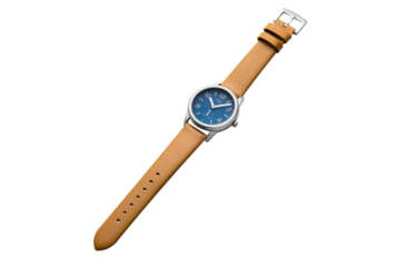 Image of Bia Suffragette Watches, Blue Dial, Tan Strap, Steel, One Size, B1004