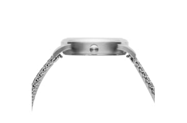 Image of Bia Suffragette Watches, Pink Dial, Ss Mesh Bracelet, Steel, One Size, B1015
