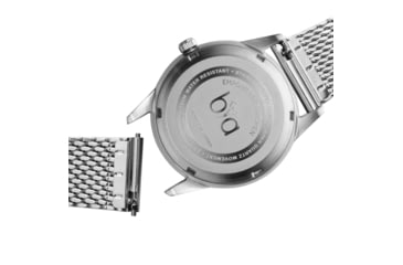 Image of Bia Suffragette Watches, Pink Dial, Ss Mesh Bracelet, Steel, One Size, B1015