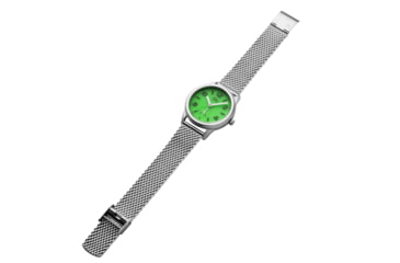 Image of Bia Suffragette Watches, Green Dial, Ss Mesh Bracelet, Steel, One Size, B1006