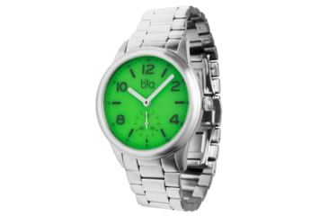 Image of Bia Suffragette Watches, Green Dial, Steel Link Bracelet, Steel, One Size, B1005