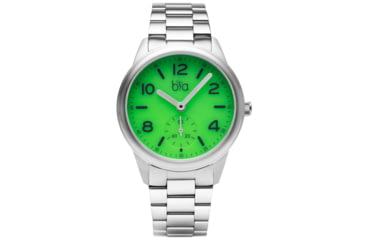 Image of Bia Suffragette Watches, Green Dial, Steel Link Bracelet, Steel, One Size, B1005