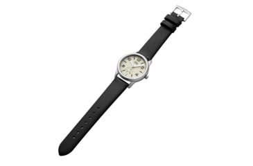 Image of Bia Suffragette Watches, Ivory Dial, Black Strap, Steel, One Size, B1019