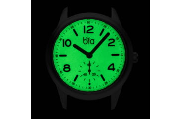 Image of Bia Suffragette Watches, Ivory Dial, Black Strap, Steel, One Size, B1019