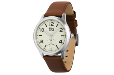 Image of Bia Suffragette Watches, Ivory Dial, Brown Strap, Steel, One Size, B1020