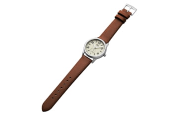 Image of Bia Suffragette Watches, Ivory Dial, Brown Strap, Steel, One Size, B1020