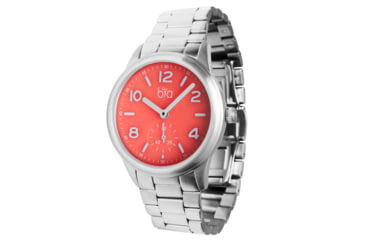 Image of Bia Suffragette Watches, Pink Dial, Ss Link Bracelet, Steel, One Size, B1014