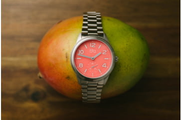 Image of Bia Suffragette Watches, Pink Dial, Ss Link Bracelet, Steel, One Size, B1014