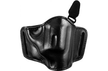 Image of Bianchi 105 Minimalist with Slots Holster, Plain Black, Right Hand - S&amp;W 36/38, Ruger SP101 2in BBL &amp; Similar 