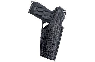 Image of Bianchi 19L-2 Thumbsnap (For Sam Browne Belt) - Plain Black, Left Hand 15527