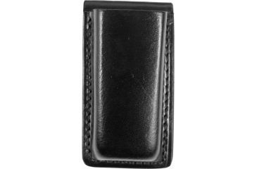 Image of Bianchi 20A Open Magazine Pouch, Plain Black - Fits Glock 17, 19, 22, 23, S&amp;W SW9F - 18056
