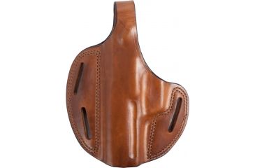 Image of Bianchi 7 Shadow II Leather Belt Holster - Plain Tan, Left Hand 
