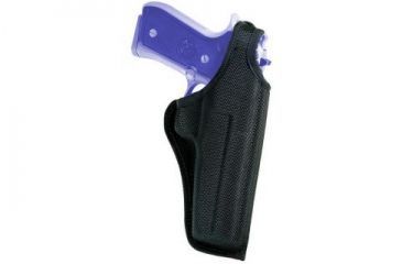 Image of Bianchi 7001 AccuMold Thumbsnap Holster - Black, Left Hand 17726