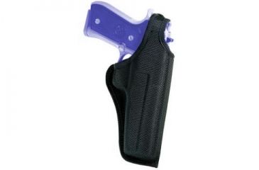 Image of Bianchi 7001 AccuMold Thumbsnap Holster - Black, Left Hand 19845
