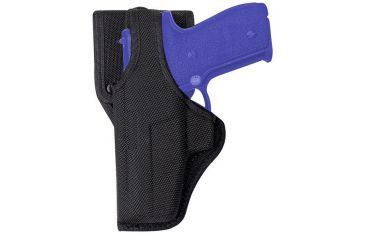 Image of Bianchi 7115 AccuMold Vanguard Black Left Hand Belt Holster - Beretta 92/96 and Similar Size Pistols