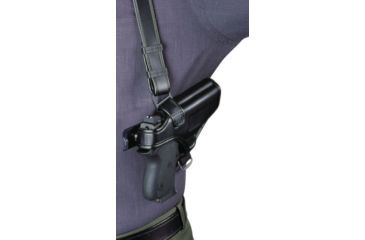 Image of Bianchi 7700 LeatherLite Shoulder System - Black, Left Hand 19803