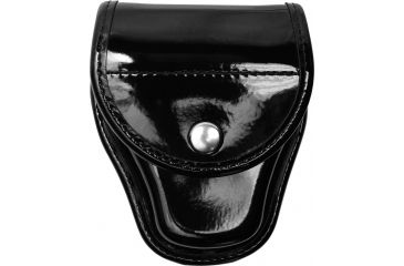 Image of Bianchi 7900 Covered Cuff Case, Hi-Gloss Black, Chrome Snap 23102 
