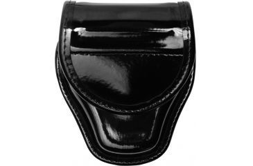 Image of anchi 7900 Covered Cuff Case, Hi-Gloss Black, Hidden Snap 23826 