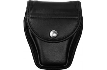 Image of Bianchi 7918 Hiatt's UL-1 Cuff Case, Plain Black, Chrome Snap 23854
