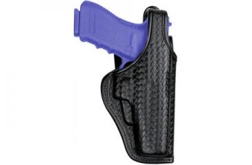 Image of Bianchi 7920 Defender II Duty Holster - Plain Black, Left Hand 22025
