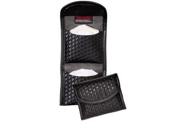 Image of Bianchi 7928 Flat Glove Pouch - Plain Black, Hidden 22961