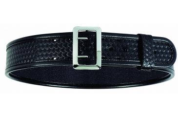 Image of Bianchi 7960 AccuMold Elite Sam Browne Belt - Basket Black, Chrome, Waist Size 44-46in, 22229