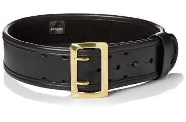 Image of Bianchi 7965 ErgoTek Sam Browne Belt - Plain Black, Brass, Waist Size 46-48in, 22452