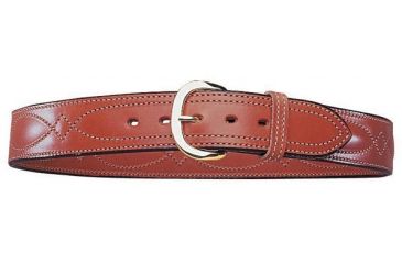 Image of Bianchi B21 Contour Belt - Plain Tan, Brass 13719