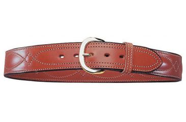Image of Bianchi B21 Contour Belt - Plain Tan, Brass 13727