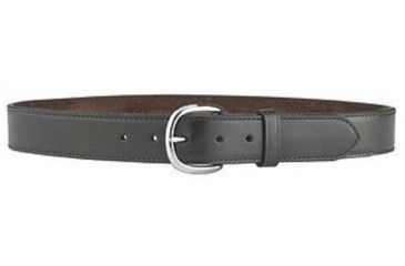 Image of Bianchi B5 Dress Belt - Plain Black, Brass 12158