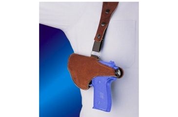 Image of Bianchi 215 Hawk Shoulder Holster - Suede, Left Hand, Plain, Beretta 92/96F 15569