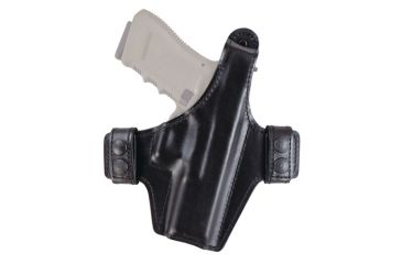 Image of Bianchi Model 130 Allusion Series Classified Thumb Break Retention Holster Size13C For Smith &amp; Wesson M&amp;P 9mm/.40 4.25 Inches Black Right Hand
