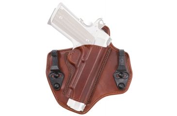 Image of Bianchi Allusion Model 135 Suppression IWB Leather Holster, Left Hand, Glock 43, Tan 26931