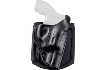 Image of Bianchi 150 Negotiator Ankle Holster - Plain Black, Right Hand, Ultra Compact 1911 Pistols