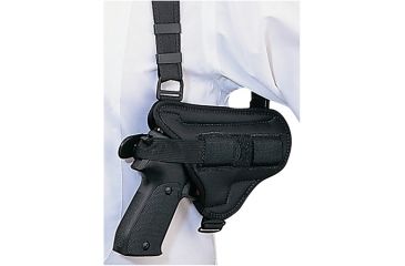 Image of Bianchi Model 4620 Tuxedo Ambidextrous Horizontal Shoulder Holster System For Springfield XD-9 Black