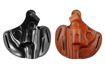Image of Bianchi Model 77 Piranha 22A Holsters for Ruger LCR .38 Special, Black, Tan