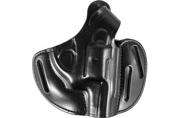 Image of Bianchi Model 77 Piranha Black Holster for Ruger LCR .38 Special - Right Hand, Size 22A
