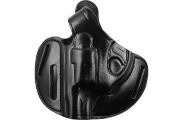 Image of Bianchi Model 77 Piranha Holster for Ruger LCR .38 Special, Black, Left Hand 24959 